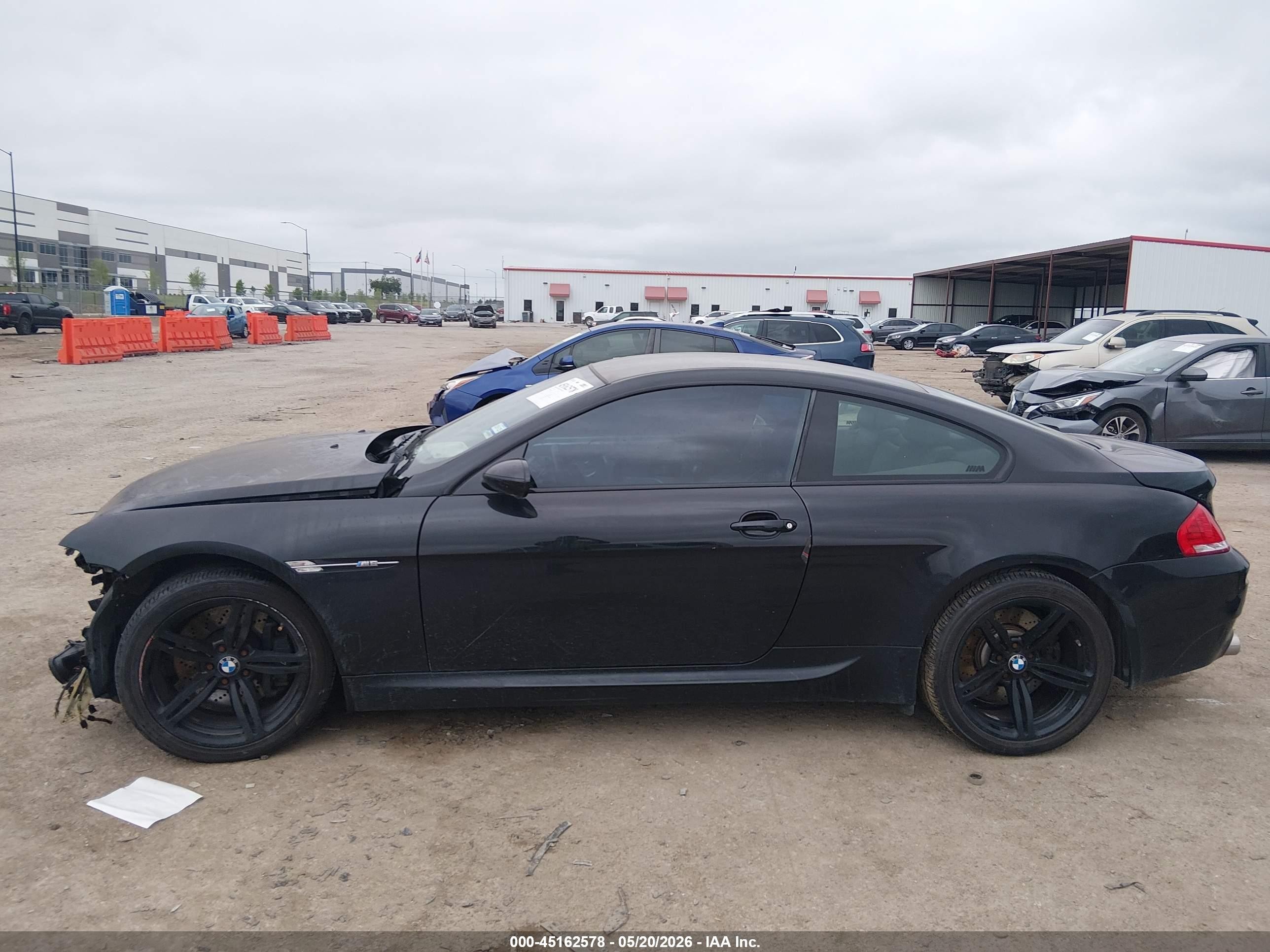 2008 Bmw M6   Black vin: WBSEH93548CY24337