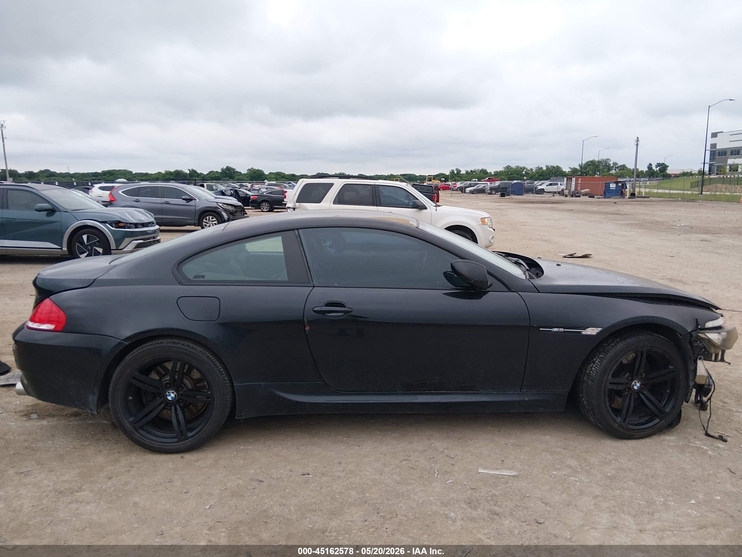2008 Bmw M6   Black vin: WBSEH93548CY24337