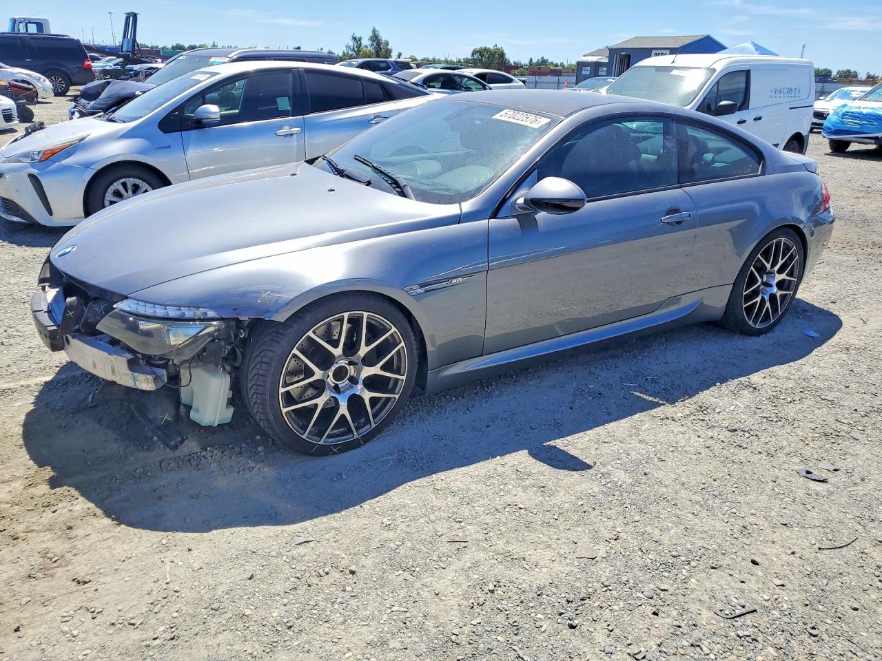 2010 Bmw M6 Silver vin: WBSEH9C58ACY25173