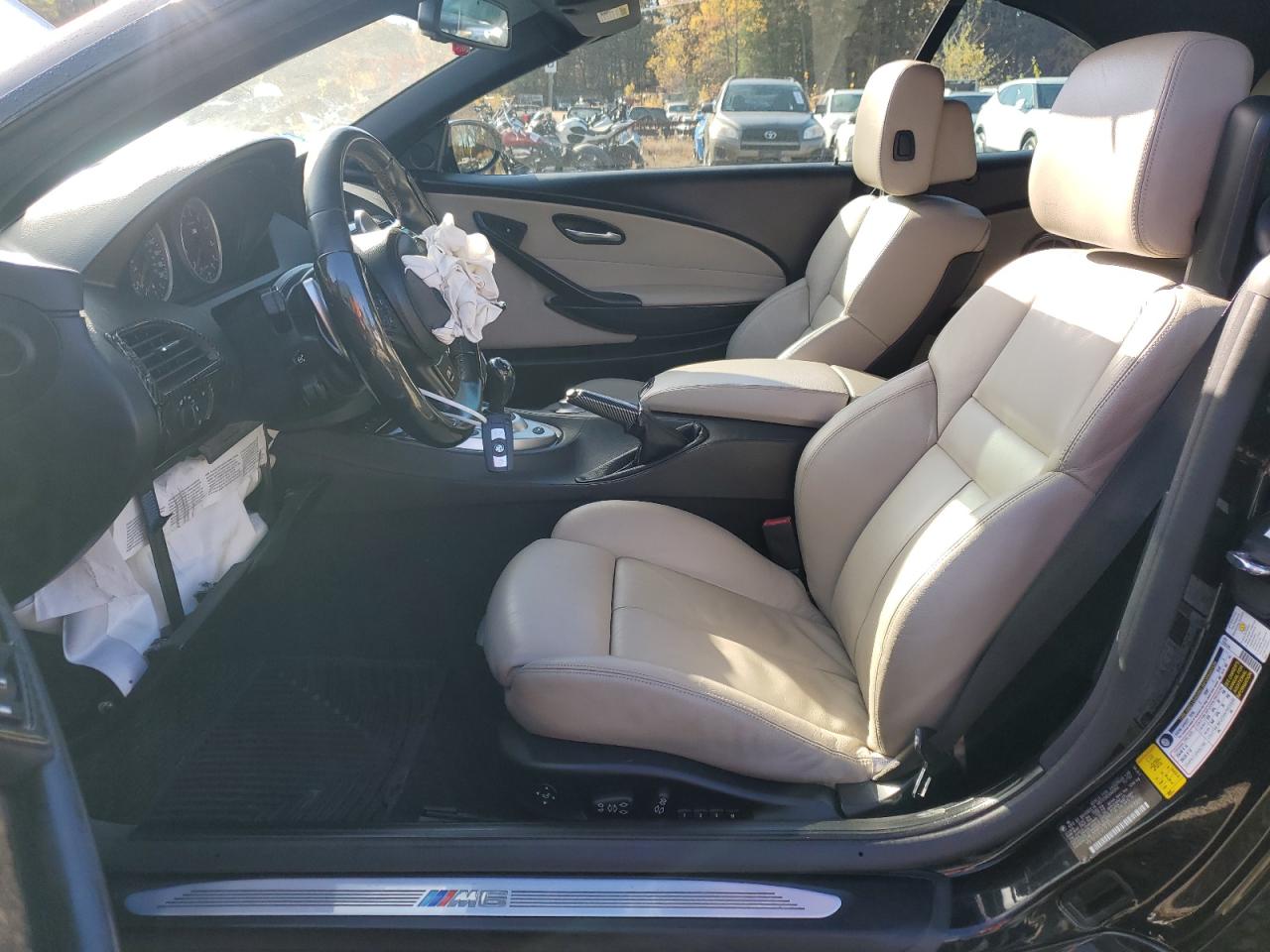 2008 Bmw M6 Black vin: WBSEK93508CY79305