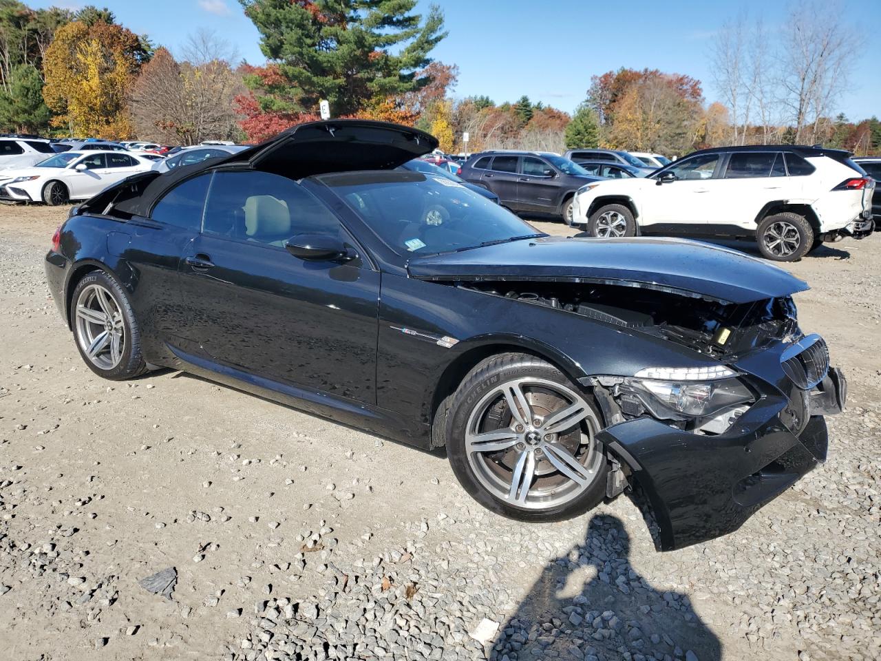 2008 Bmw M6 Black vin: WBSEK93508CY79305