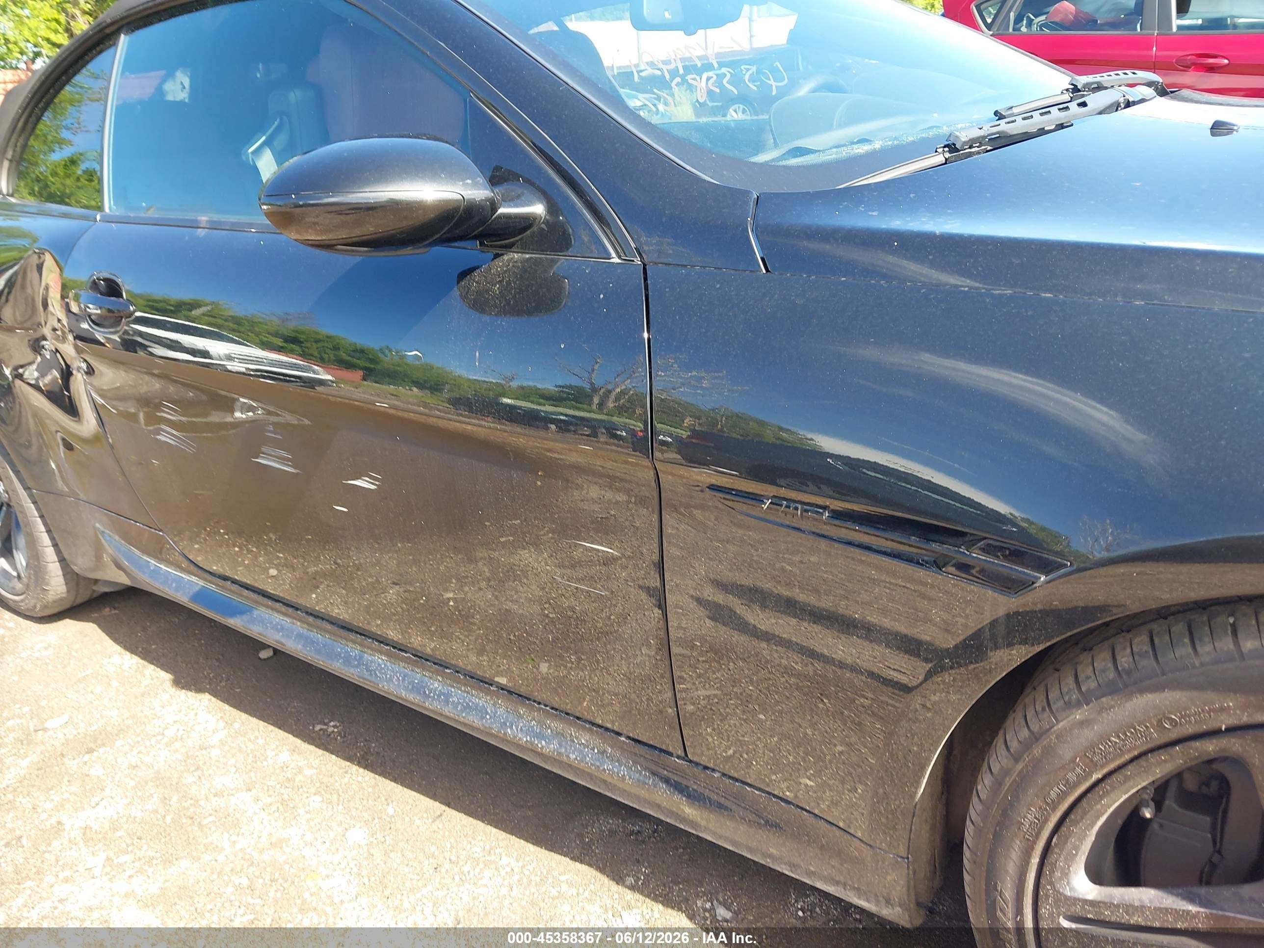 2008 Bmw M6   Black vin: WBSEK93528CY79421