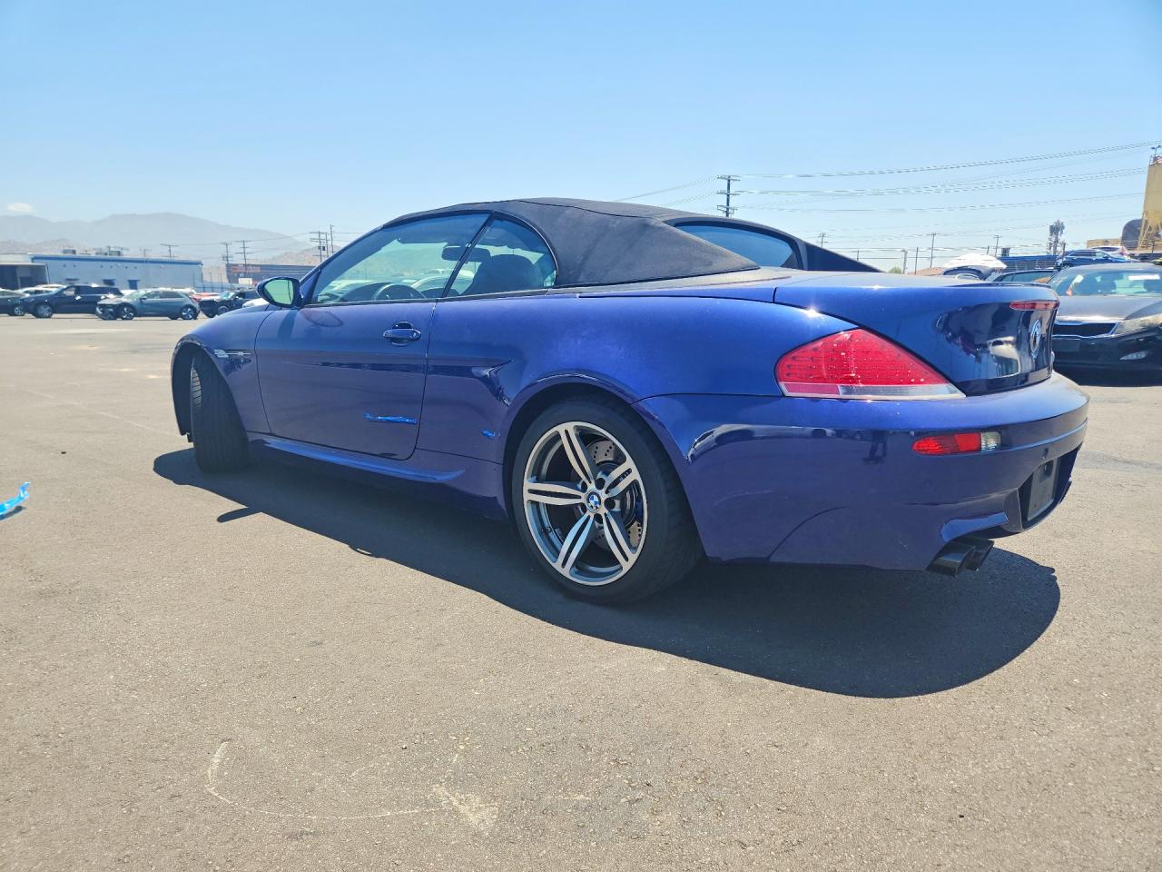 2007 Bmw M6 Blue vin: WBSEK93547CS32968