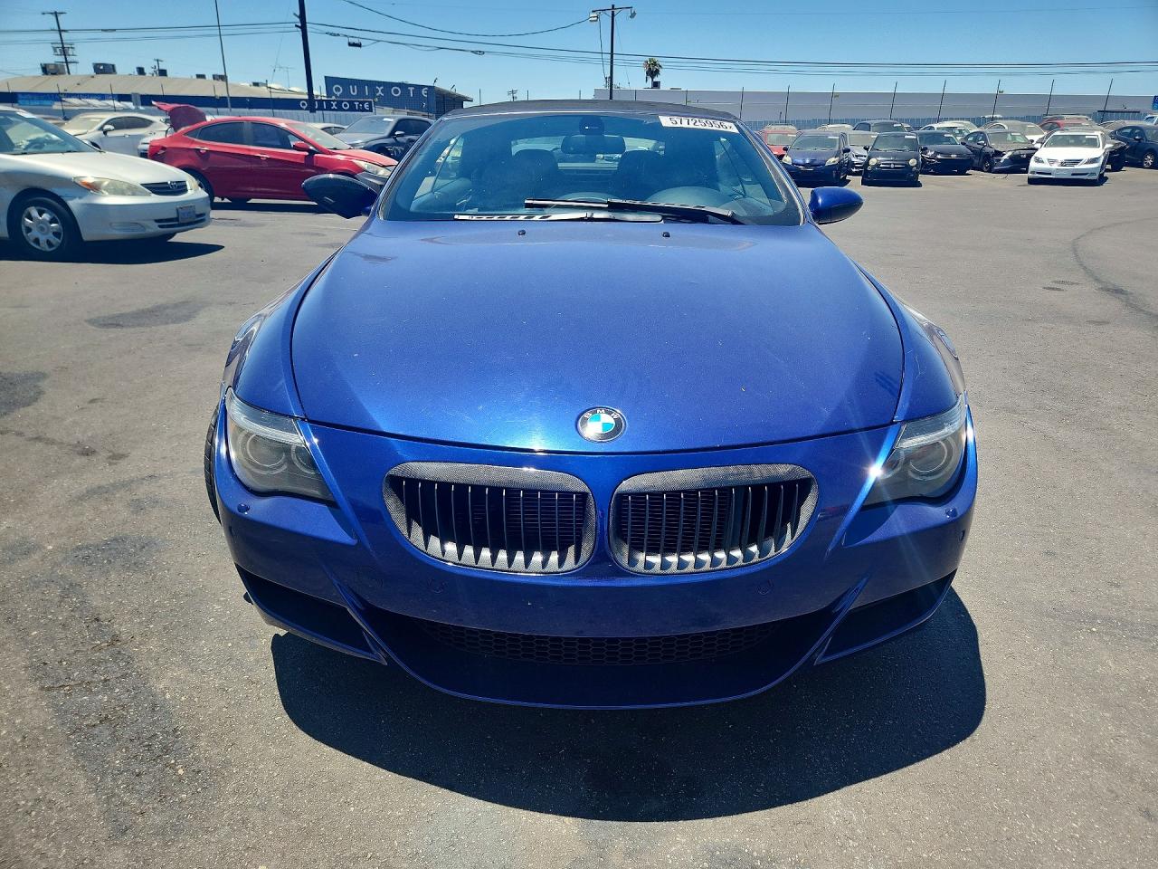 2007 Bmw M6 Blue vin: WBSEK93547CS32968