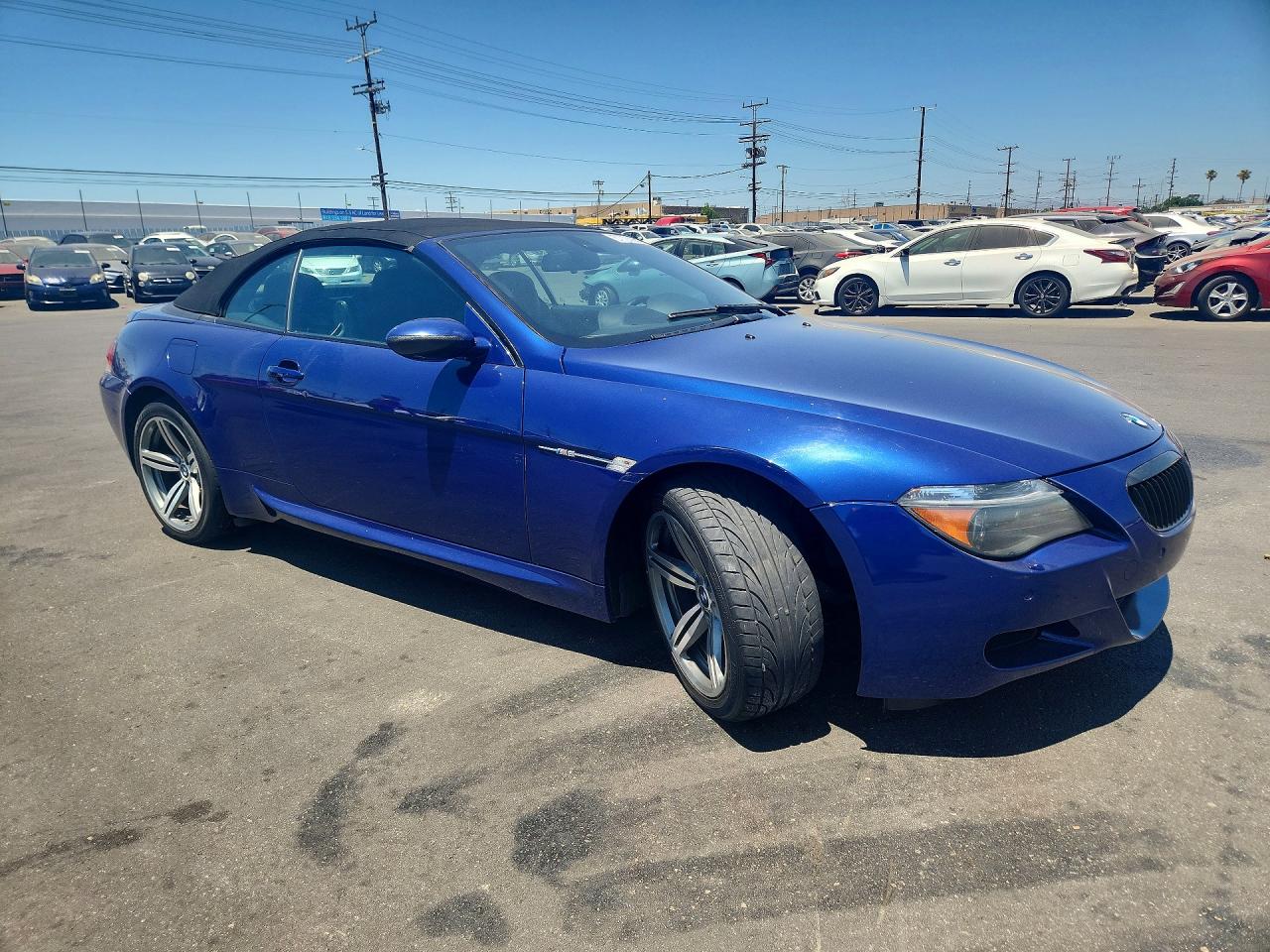2007 Bmw M6 Blue vin: WBSEK93547CS32968