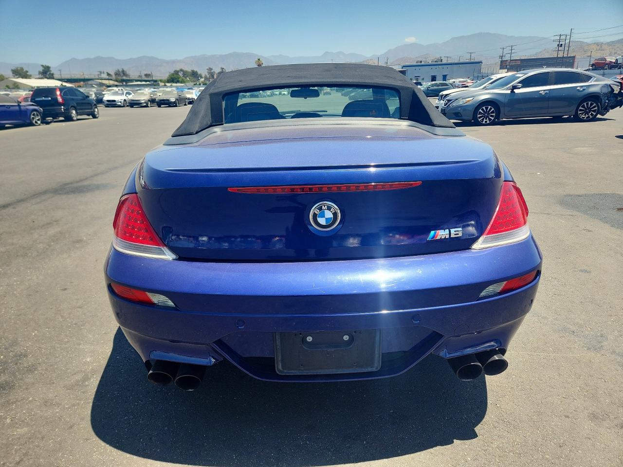 2007 Bmw M6 Blue vin: WBSEK93547CS32968