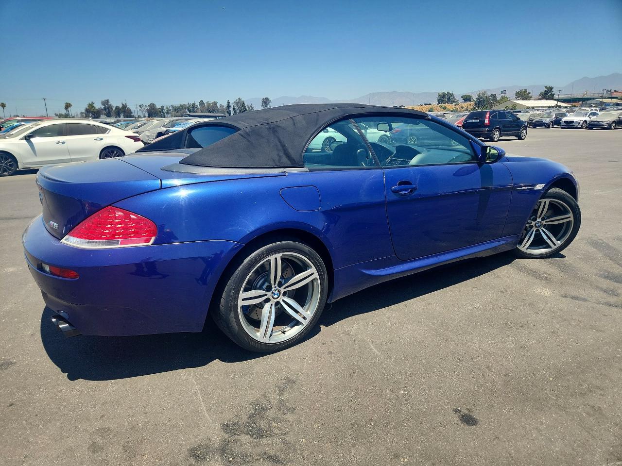 2007 Bmw M6 Blue vin: WBSEK93547CS32968