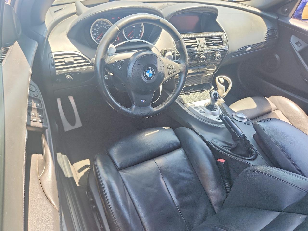 2007 Bmw M6 Blue vin: WBSEK93547CS32968