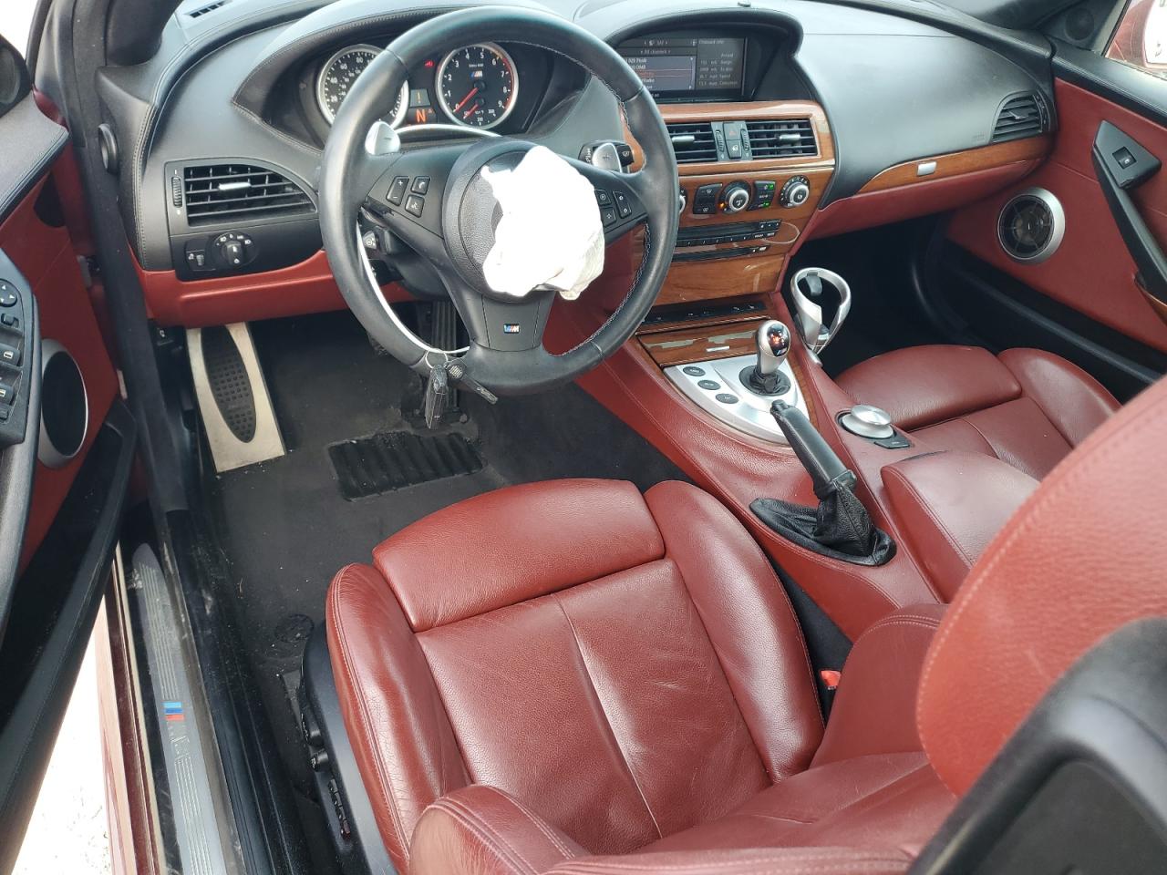 2008 Bmw M6 Red vin: WBSEK93558CY79459