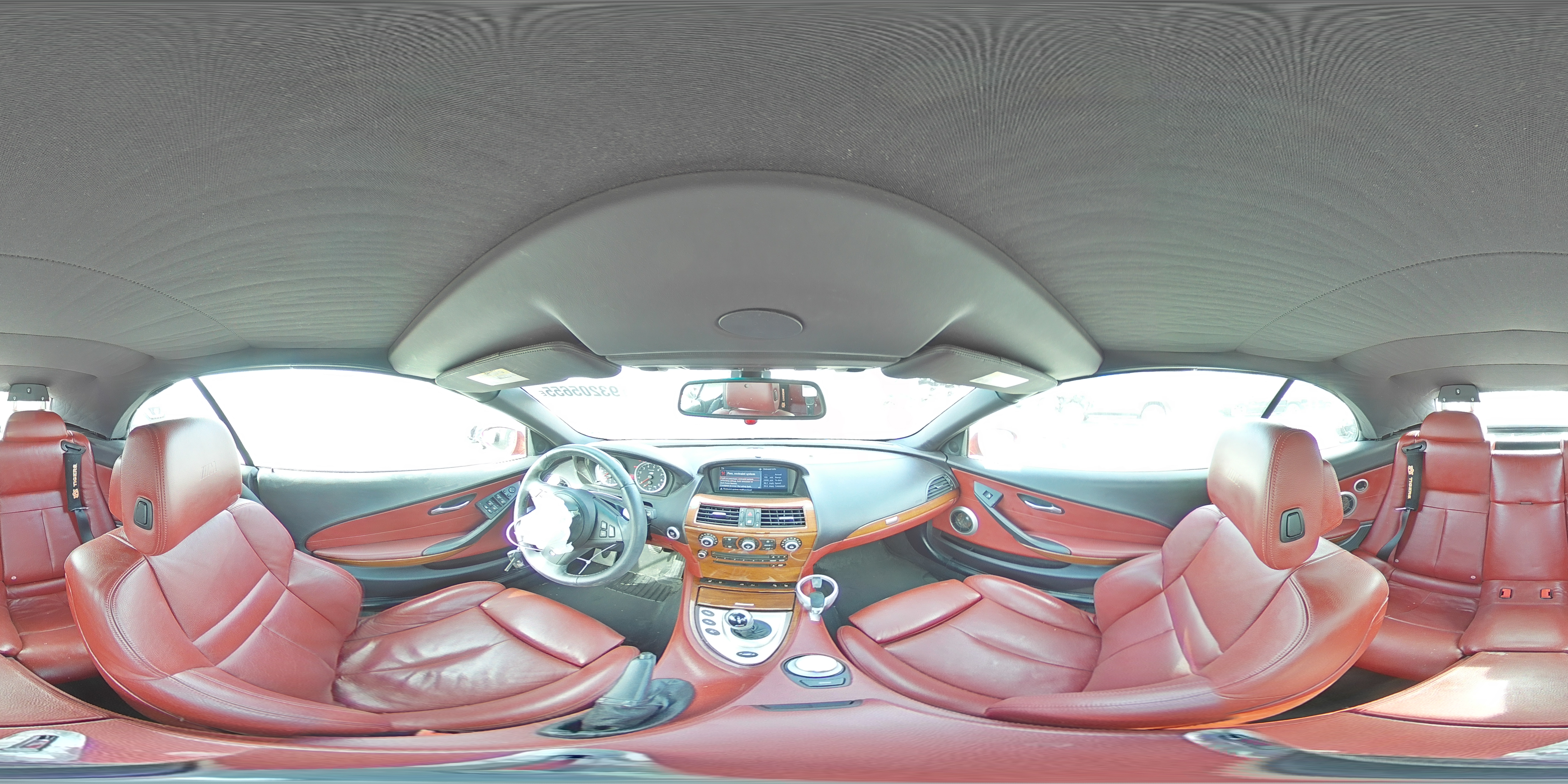 2008 Bmw M6 Red vin: WBSEK93558CY79459