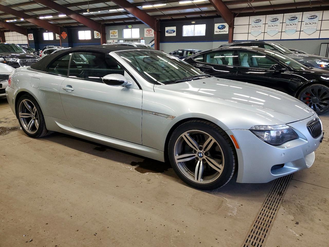 2008 Bmw M6 Silver vin: WBSEK93558CY79753