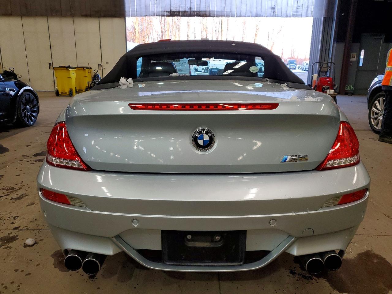 2008 Bmw M6 Silver vin: WBSEK93558CY79753