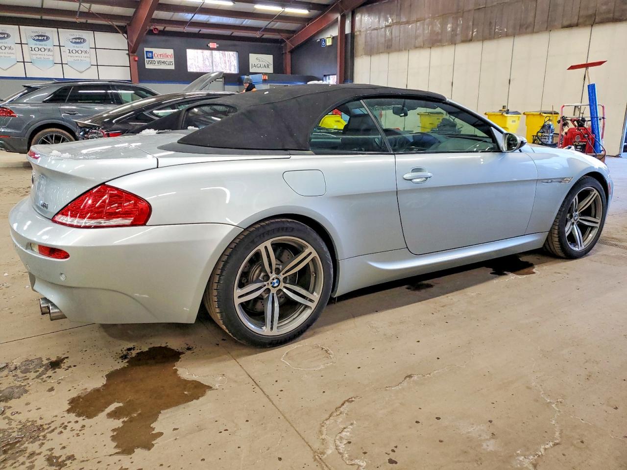 2008 Bmw M6 Silver vin: WBSEK93558CY79753