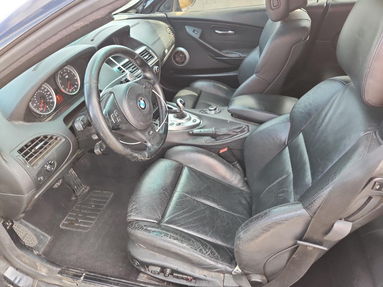 2009 Bmw M6 Black vin: WBSEK93569CY80203