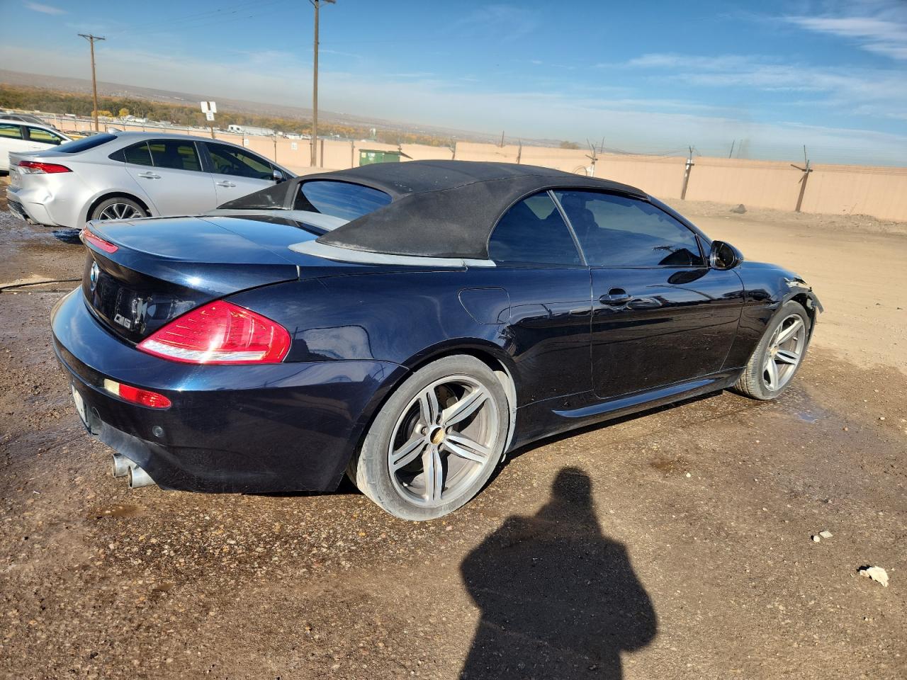 2009 Bmw M6 Black vin: WBSEK93569CY80203
