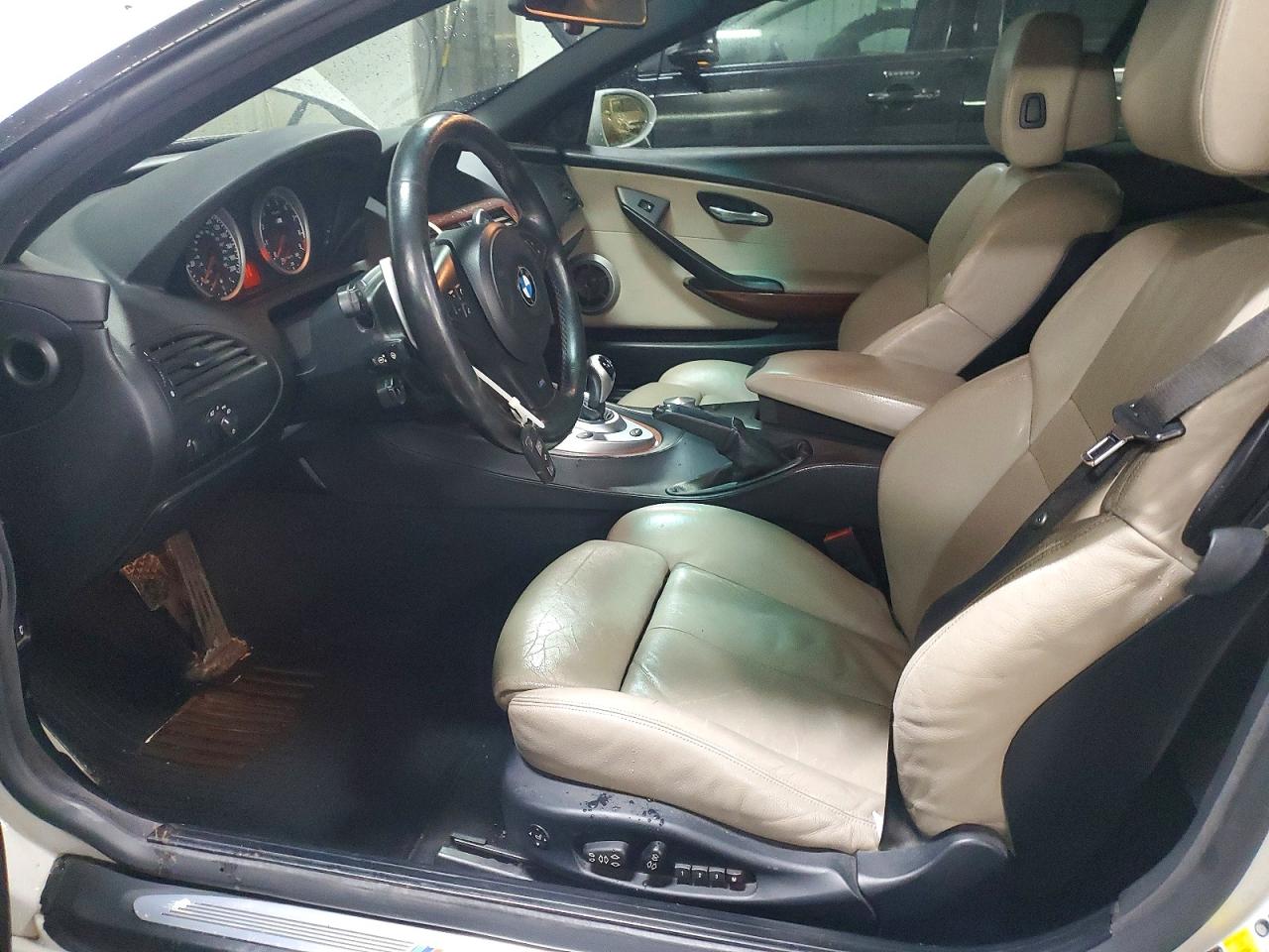 2008 Bmw M6 White vin: WBSEK93588CY80010
