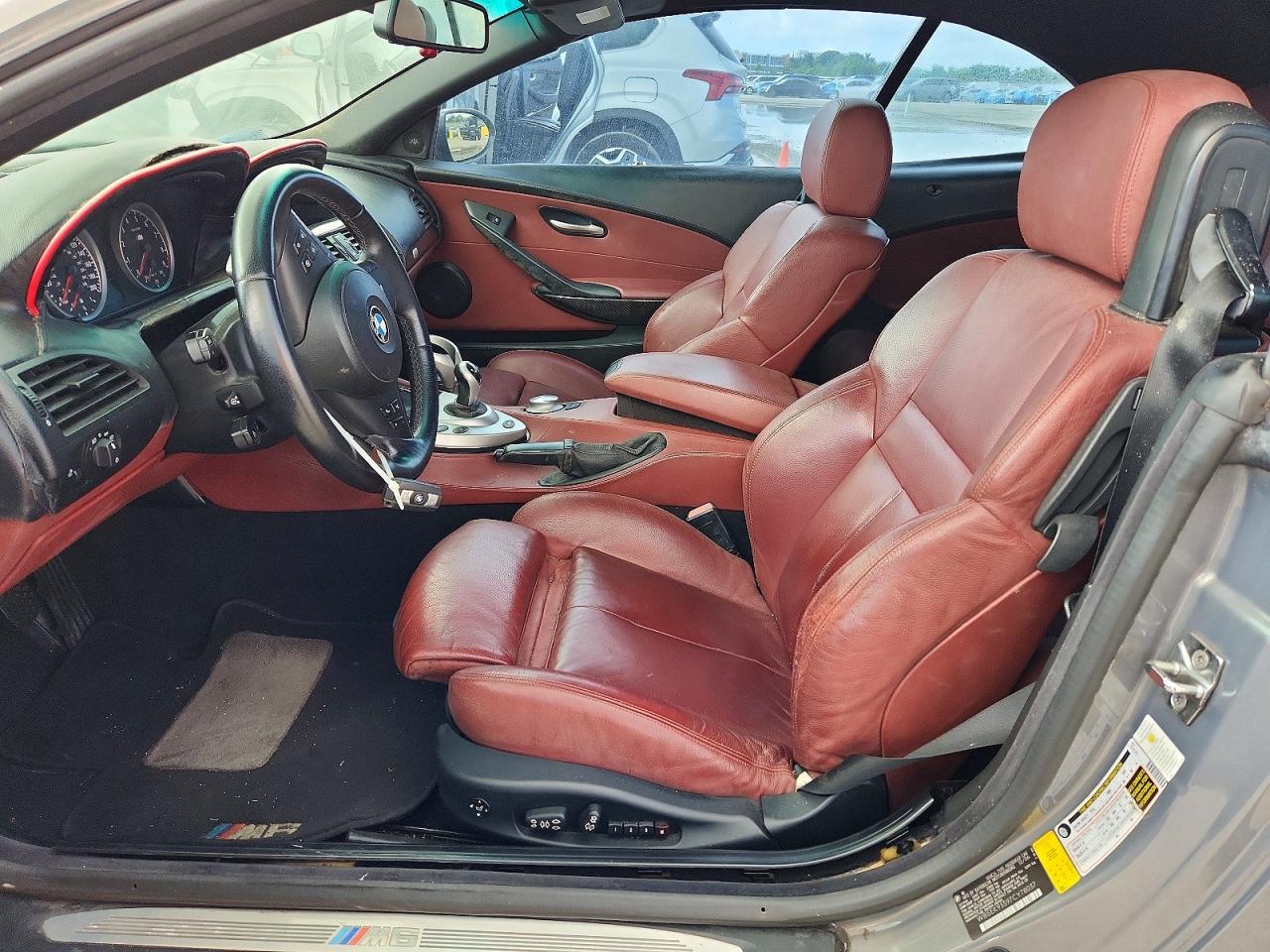 2007 Bmw M6 Silver vin: WBSEK93597CY78037