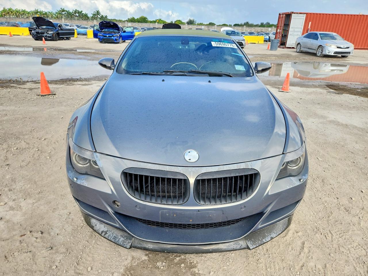 2007 Bmw M6 Silver vin: WBSEK93597CY78037