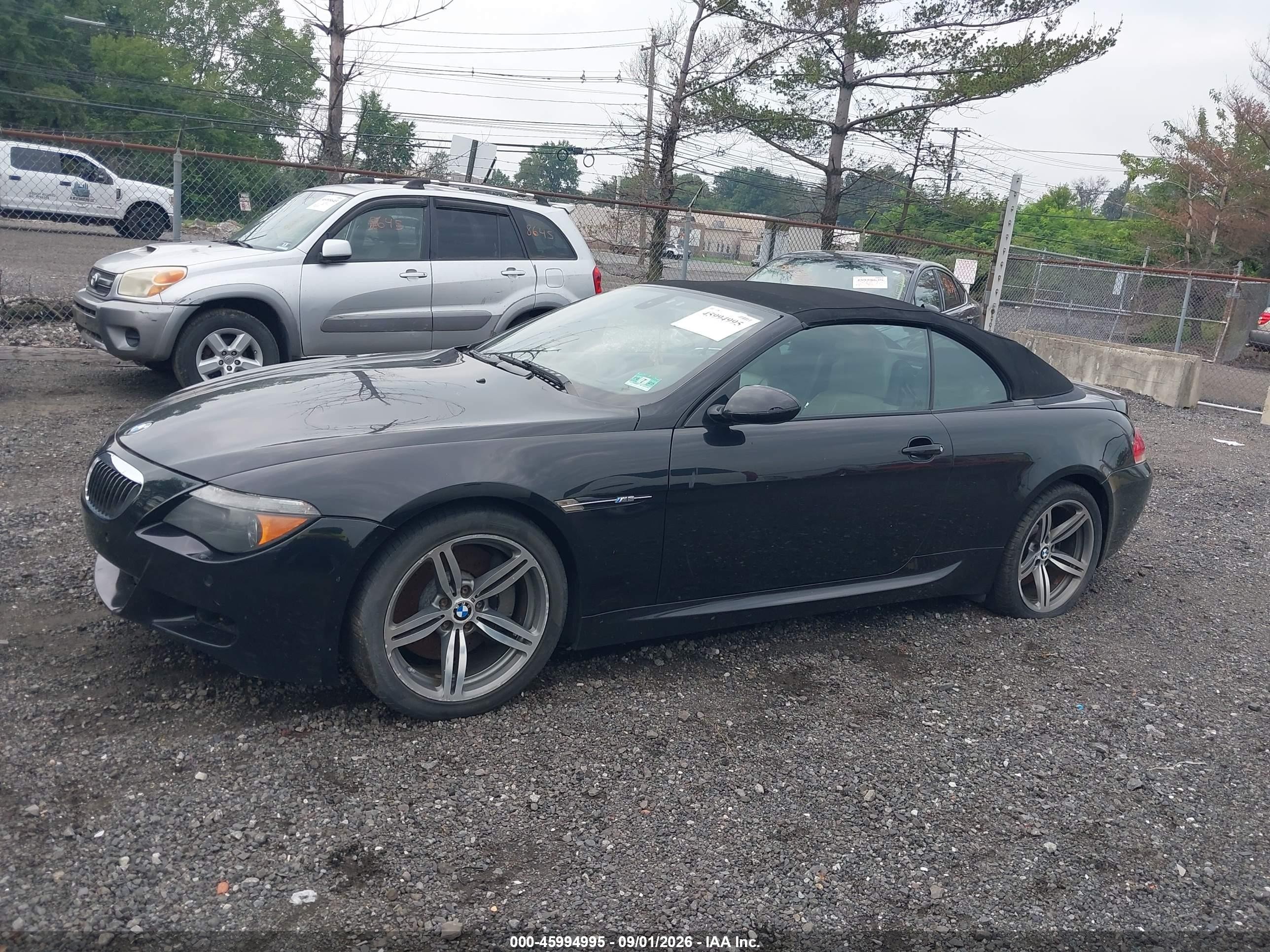 2007 Bmw M6   Black vin: WBSEK935X7CS32828