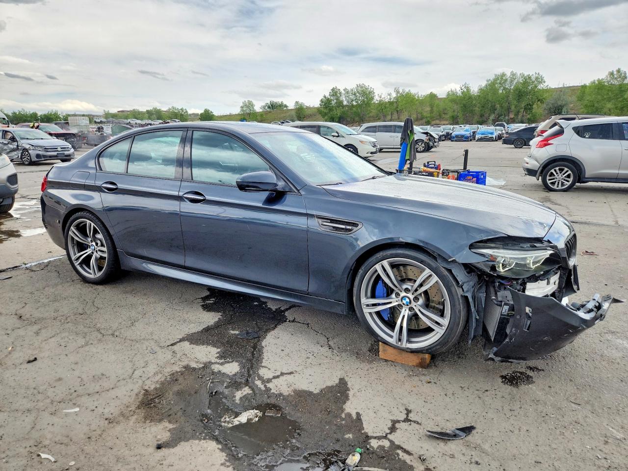 2013 Bmw M5 Black vin: WBSFV9C50DC773801