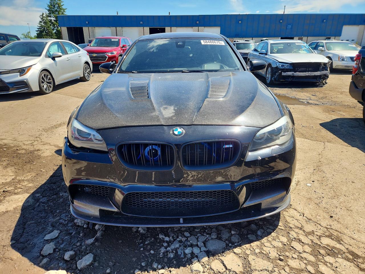 2013 Bmw M5 Black vin: WBSFV9C50DD096291