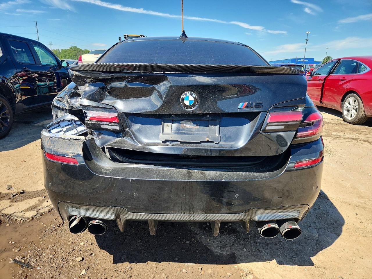 2013 Bmw M5 Black vin: WBSFV9C50DD096291