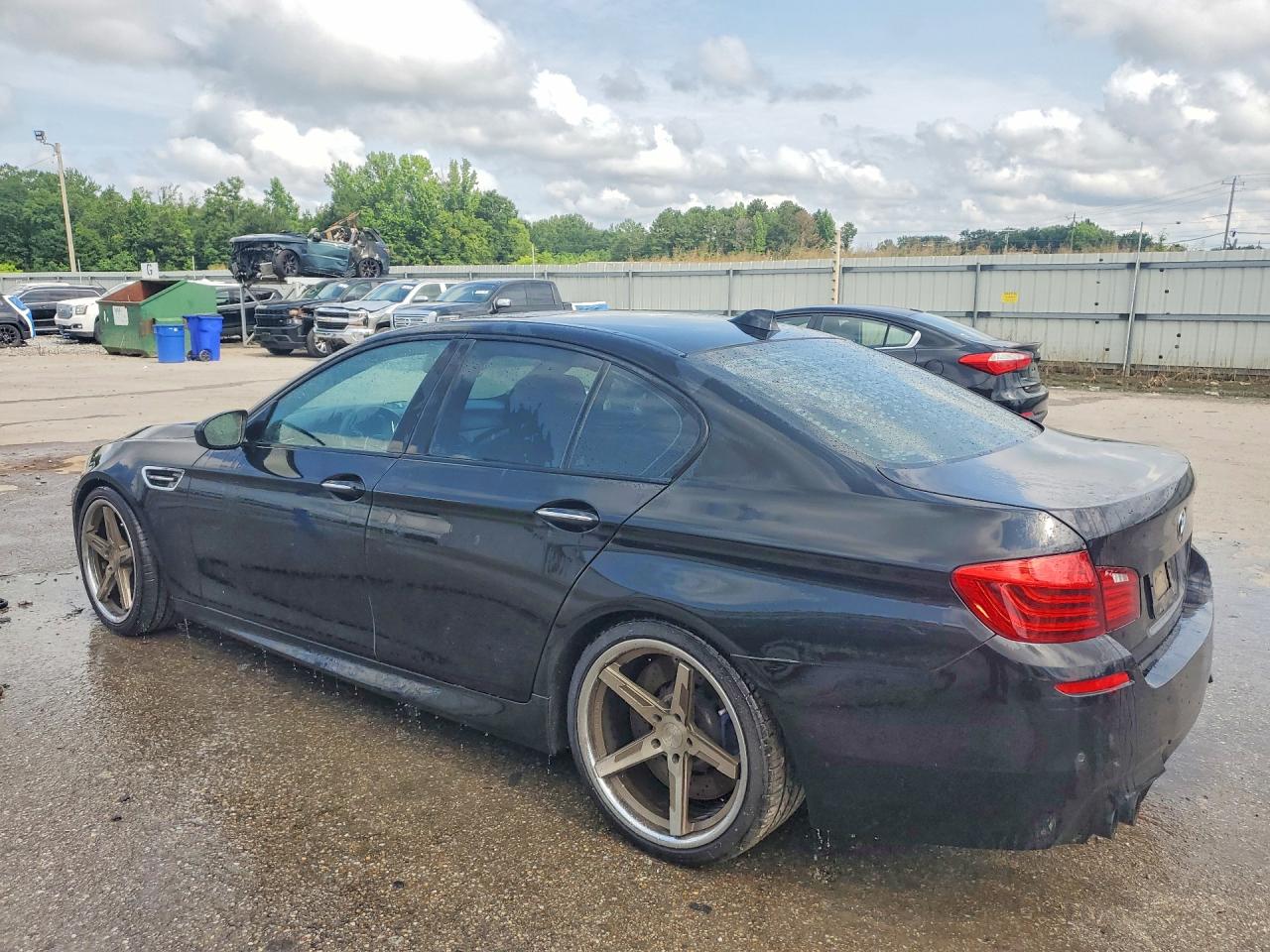 2015 Bmw M5 Black vin: WBSFV9C50FD594784