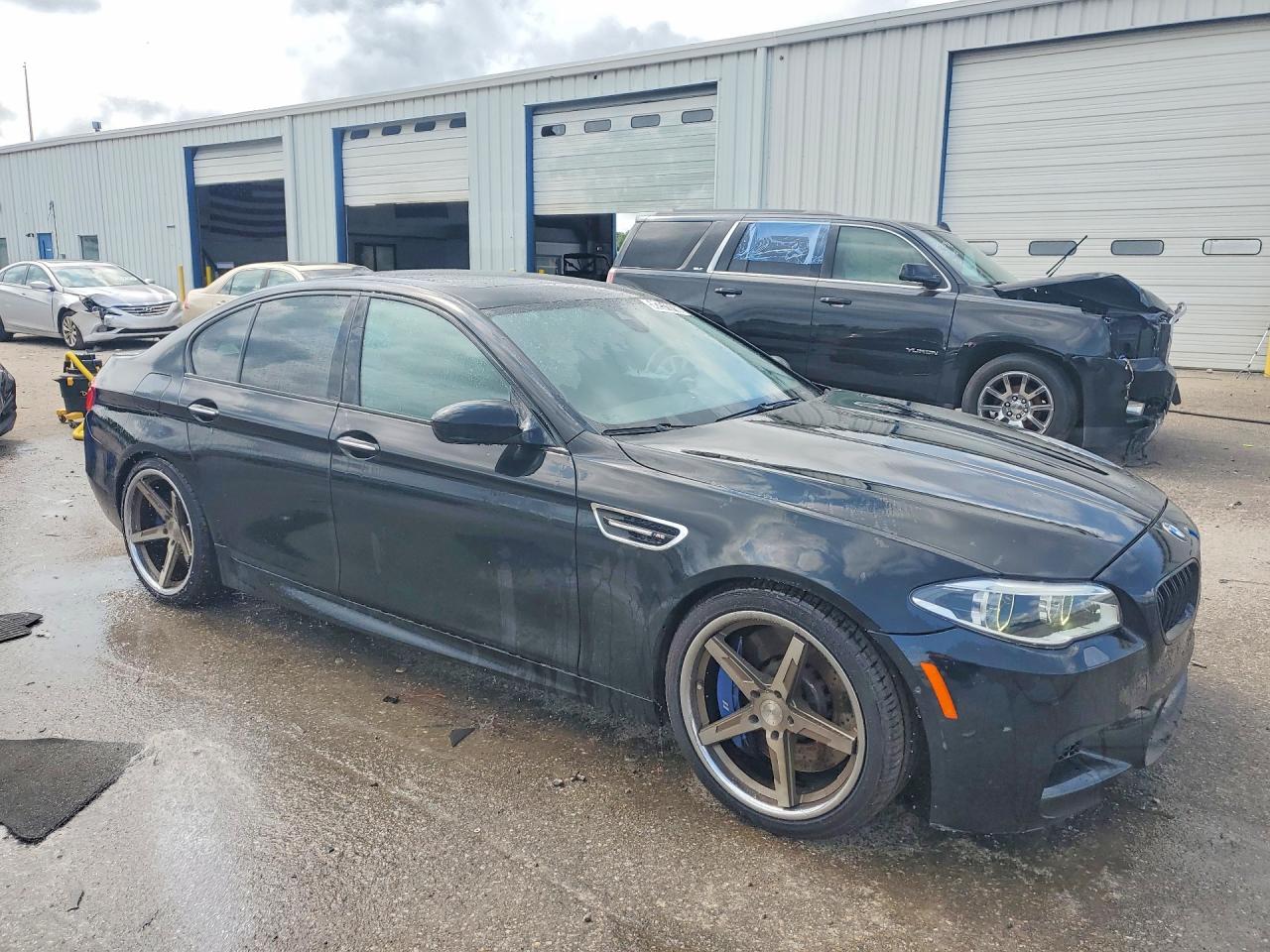 2015 Bmw M5 Black vin: WBSFV9C50FD594784