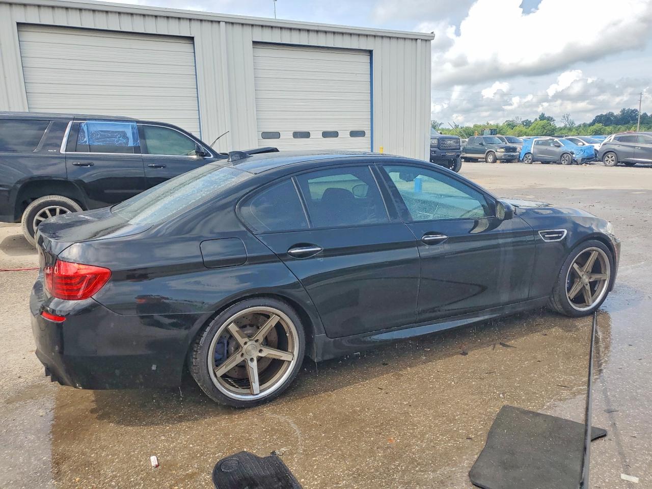 2015 Bmw M5 Black vin: WBSFV9C50FD594784