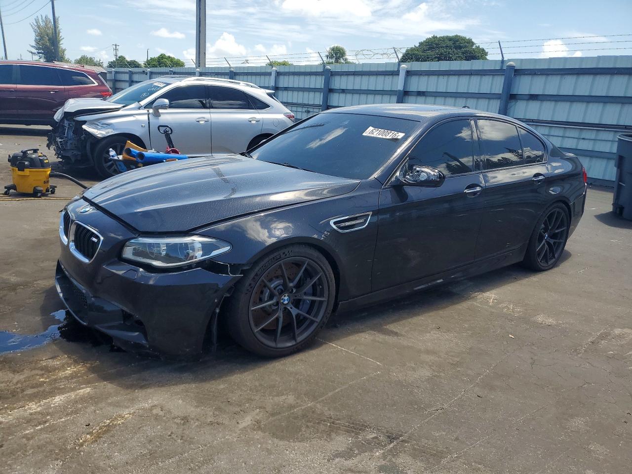 2015 Bmw M5 Black vin: WBSFV9C50FD594803