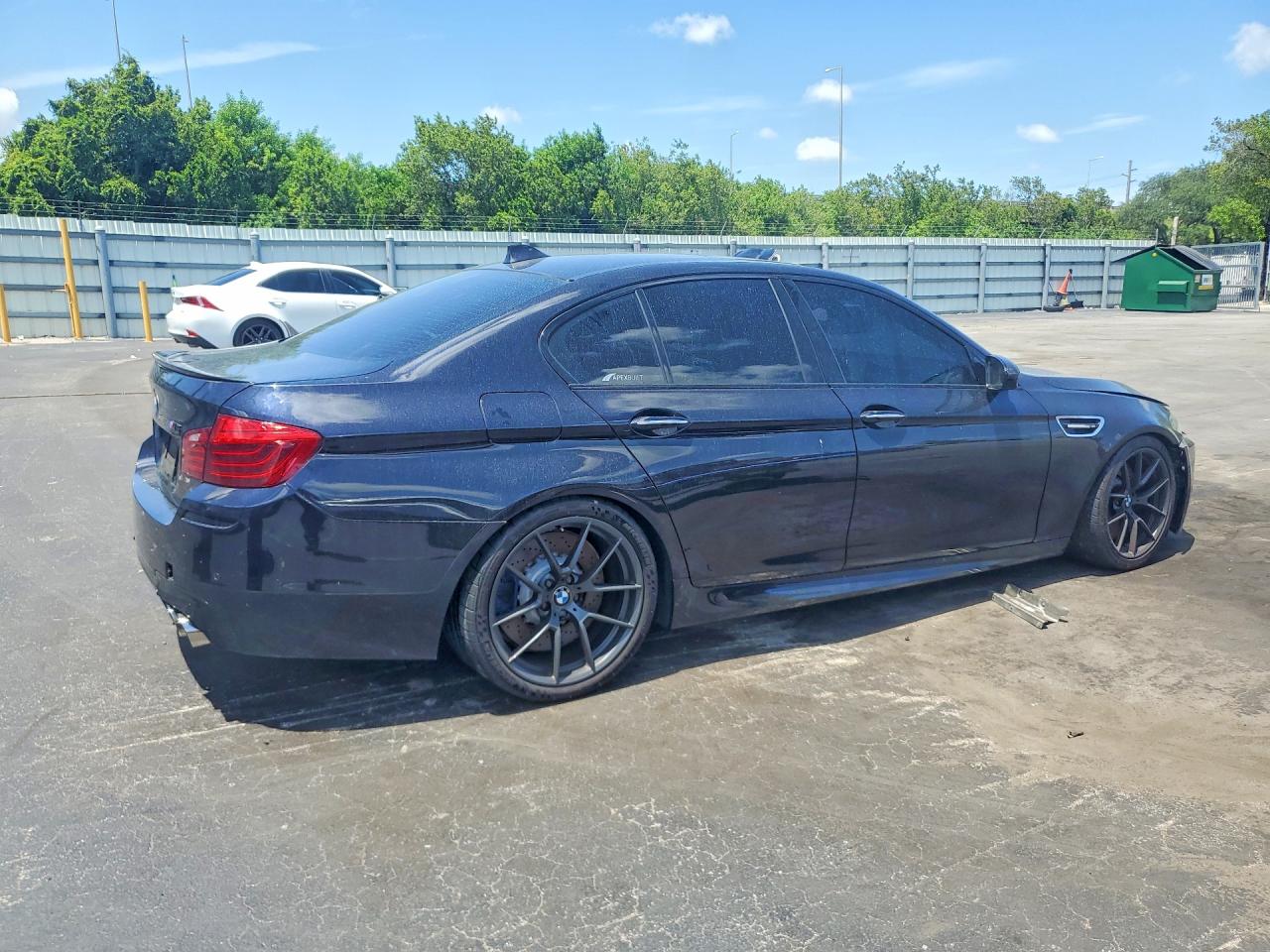 2015 Bmw M5 Black vin: WBSFV9C50FD594803