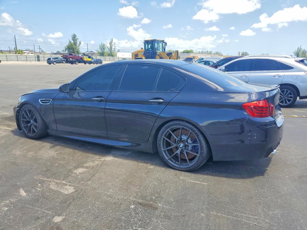 2015 Bmw M5 Black vin: WBSFV9C50FD594803