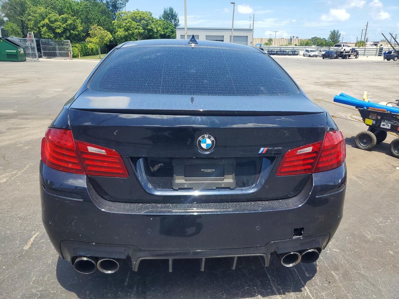 2015 Bmw M5 Black vin: WBSFV9C50FD594803