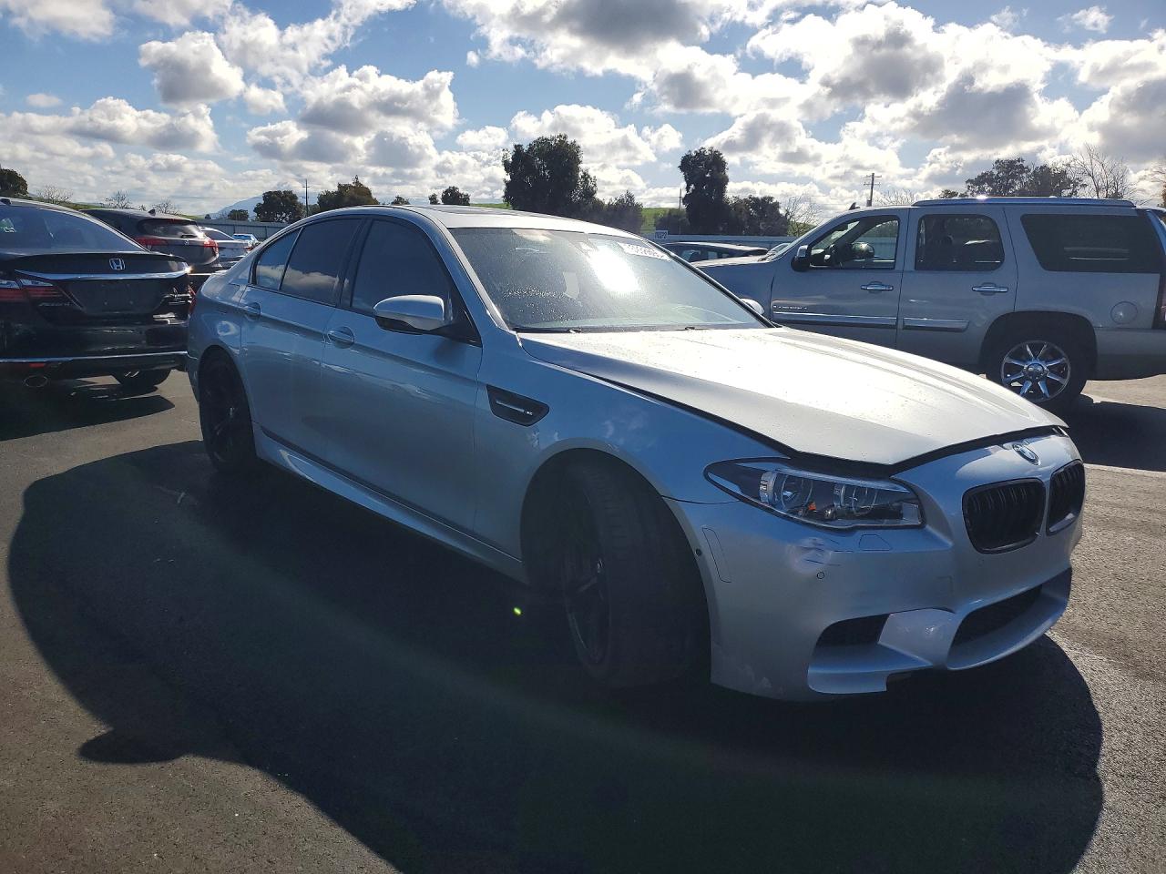 2015 Bmw Motorrad M5 Silver vin: WBSFV9C50FD594879