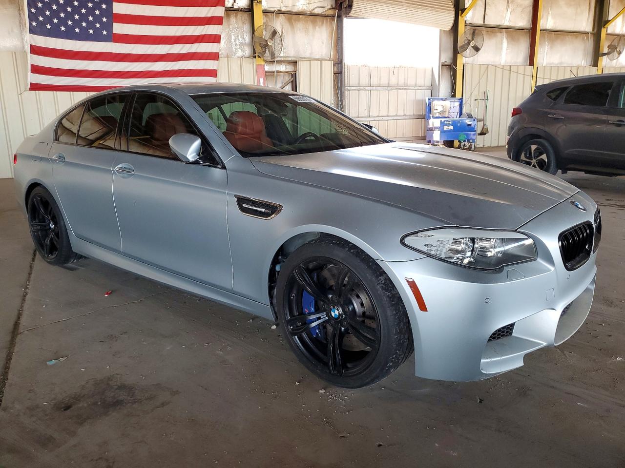 2013 Bmw M5 Silver vin: WBSFV9C51DC773824