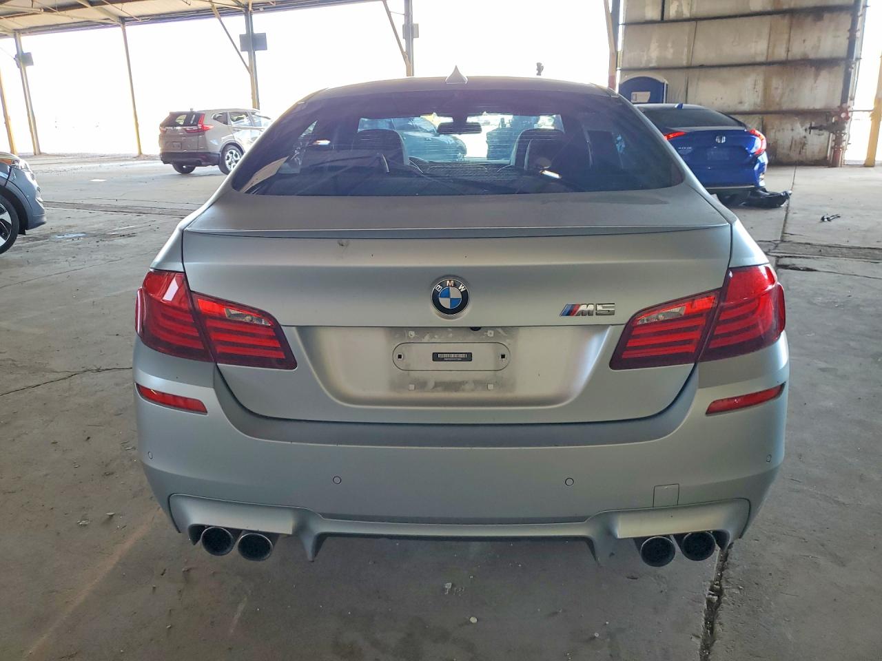 2013 Bmw M5 Silver vin: WBSFV9C51DC773824