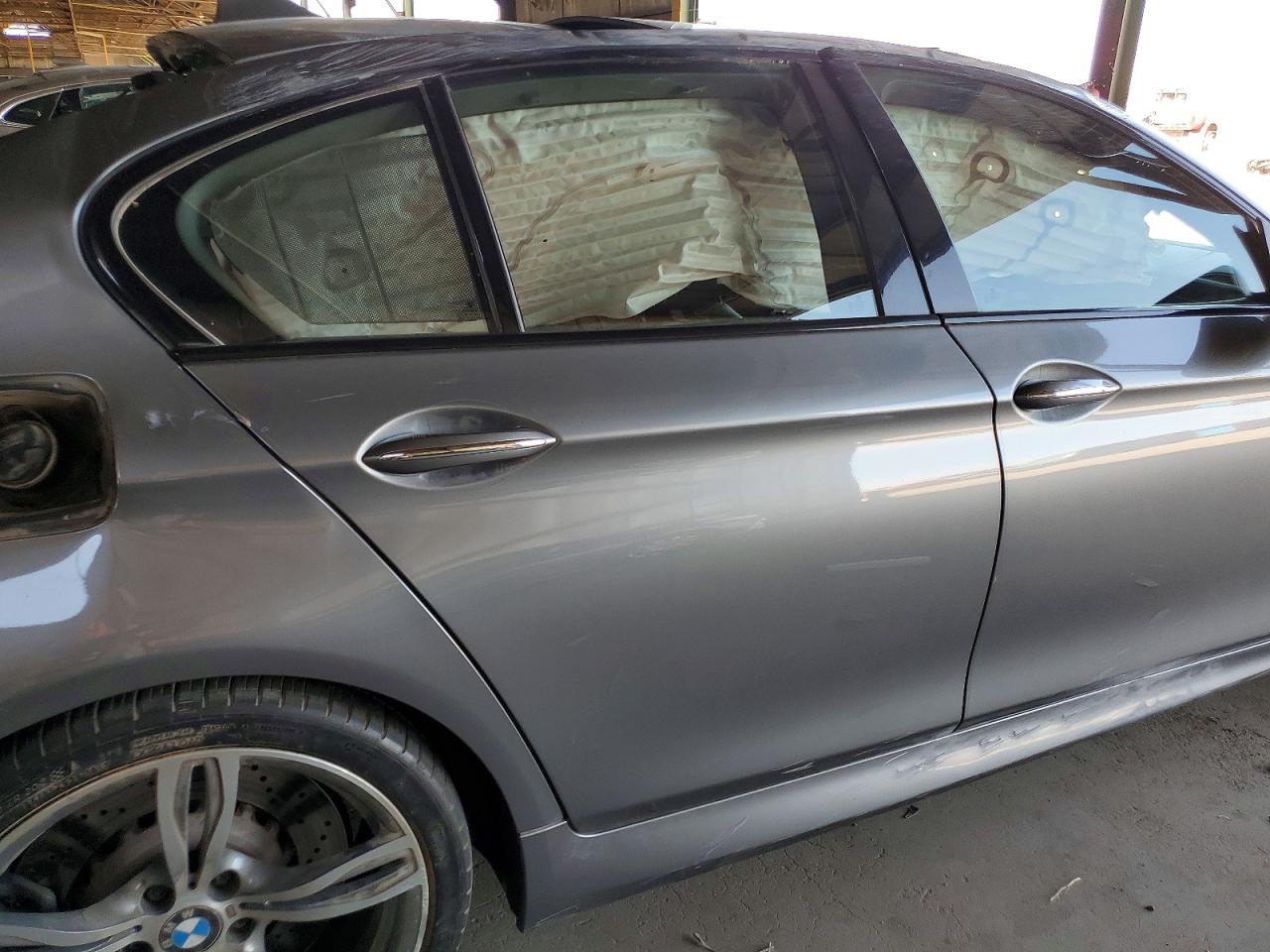 2013 Bmw M5 Gray vin: WBSFV9C51DD096994