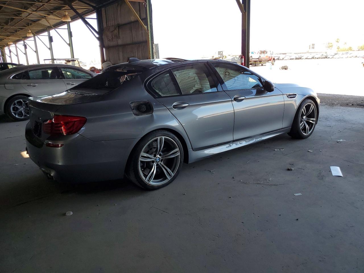 2013 Bmw M5 Gray vin: WBSFV9C51DD096994
