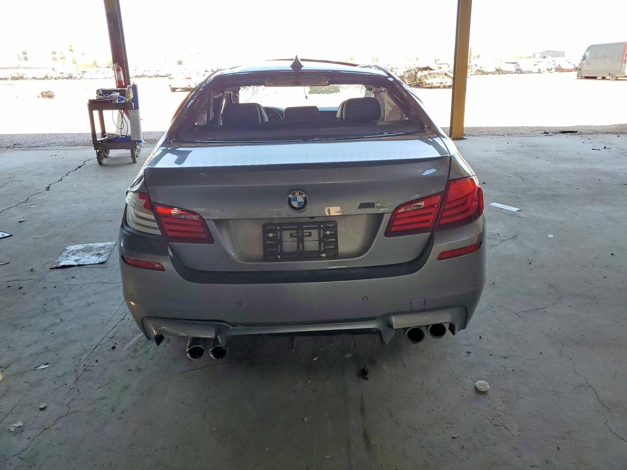 2013 Bmw M5 Gray vin: WBSFV9C51DD096994