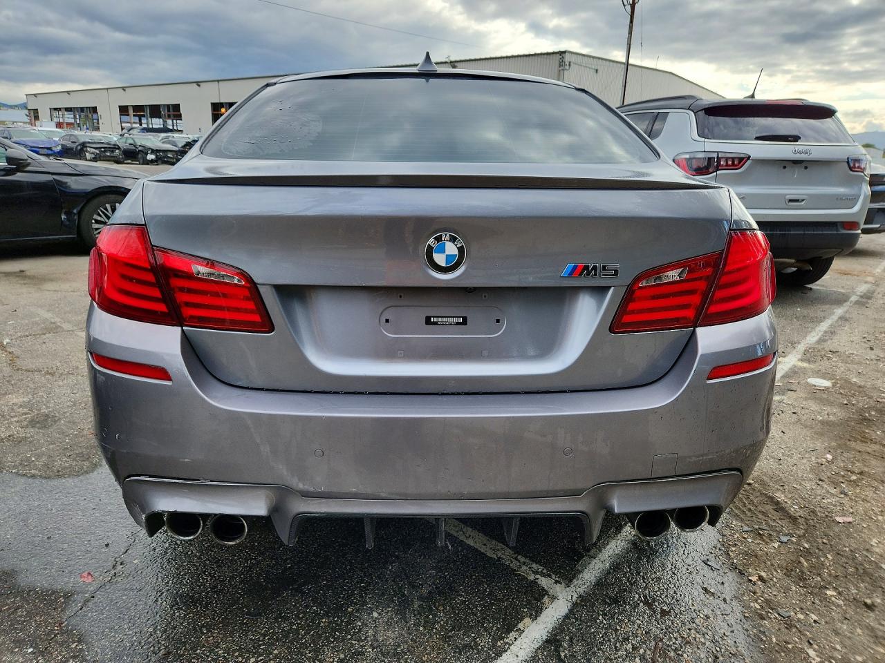 2013 Bmw M5 Gray vin: WBSFV9C52DC773377