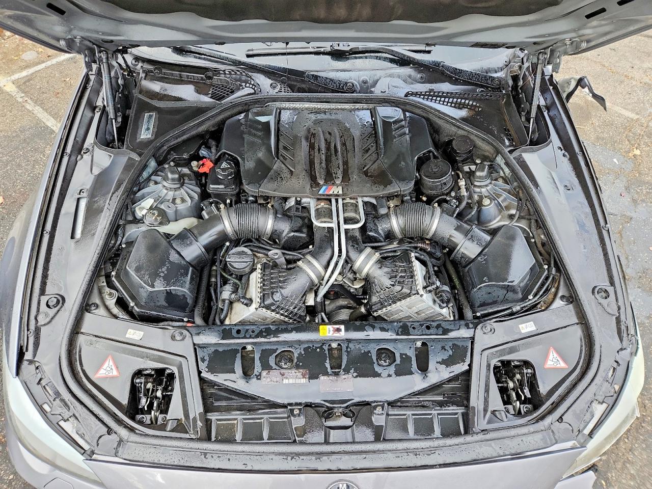 2013 Bmw M5 Gray vin: WBSFV9C52DC773377
