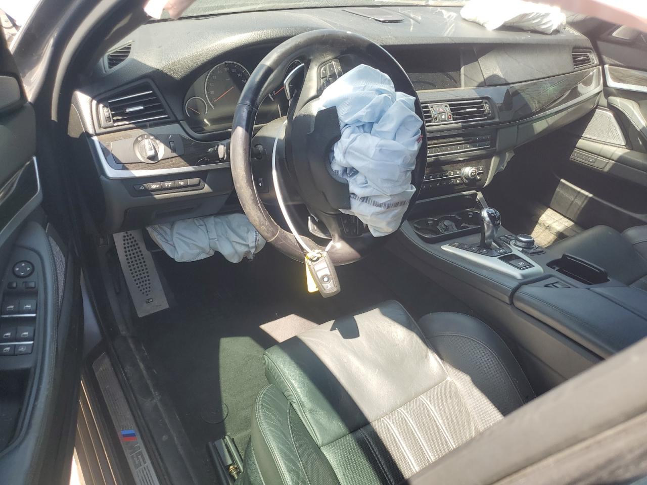 2013 Bmw M5 Gray vin: WBSFV9C52DC773377 Damage: Left Side Curtain Air Bag, Deployed, Replacement Required