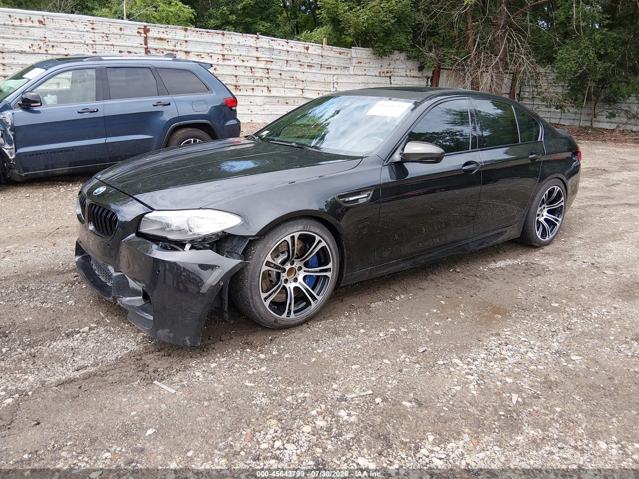 2013 Bmw M5 Black vin: WBSFV9C53DC773274