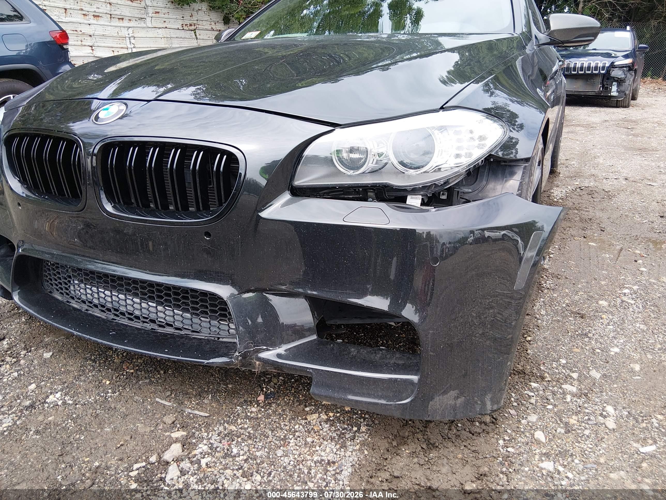 2013 Bmw M5 Black vin: WBSFV9C53DC773274