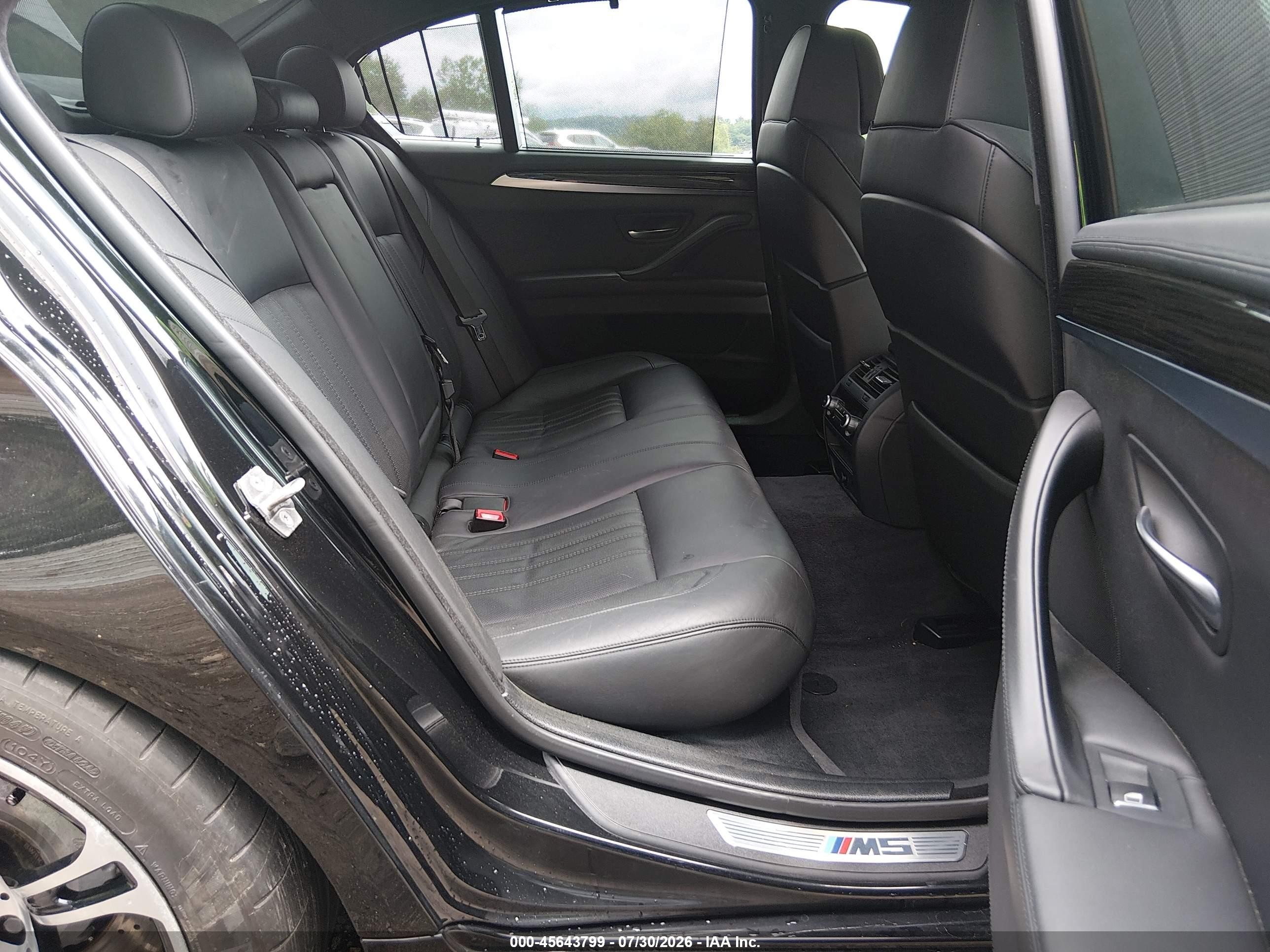 2013 Bmw M5 Black vin: WBSFV9C53DC773274
