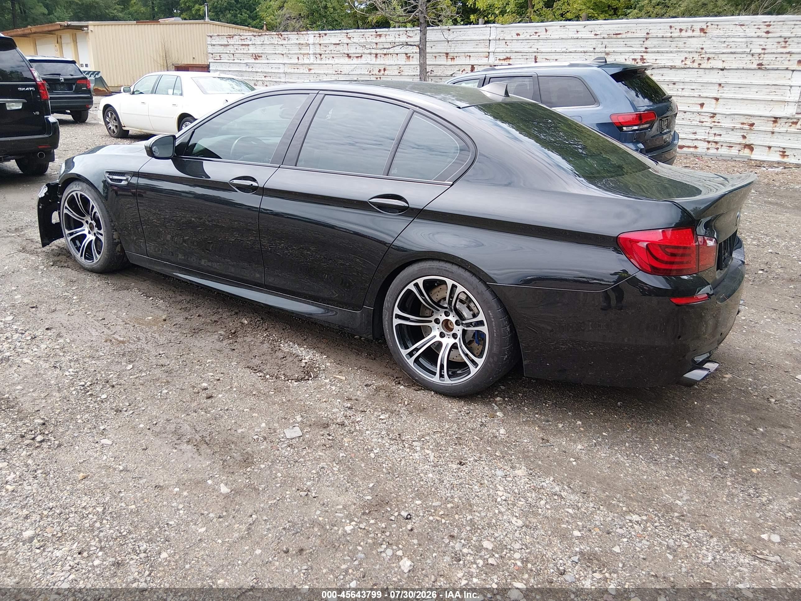 2013 Bmw M5 Black vin: WBSFV9C53DC773274