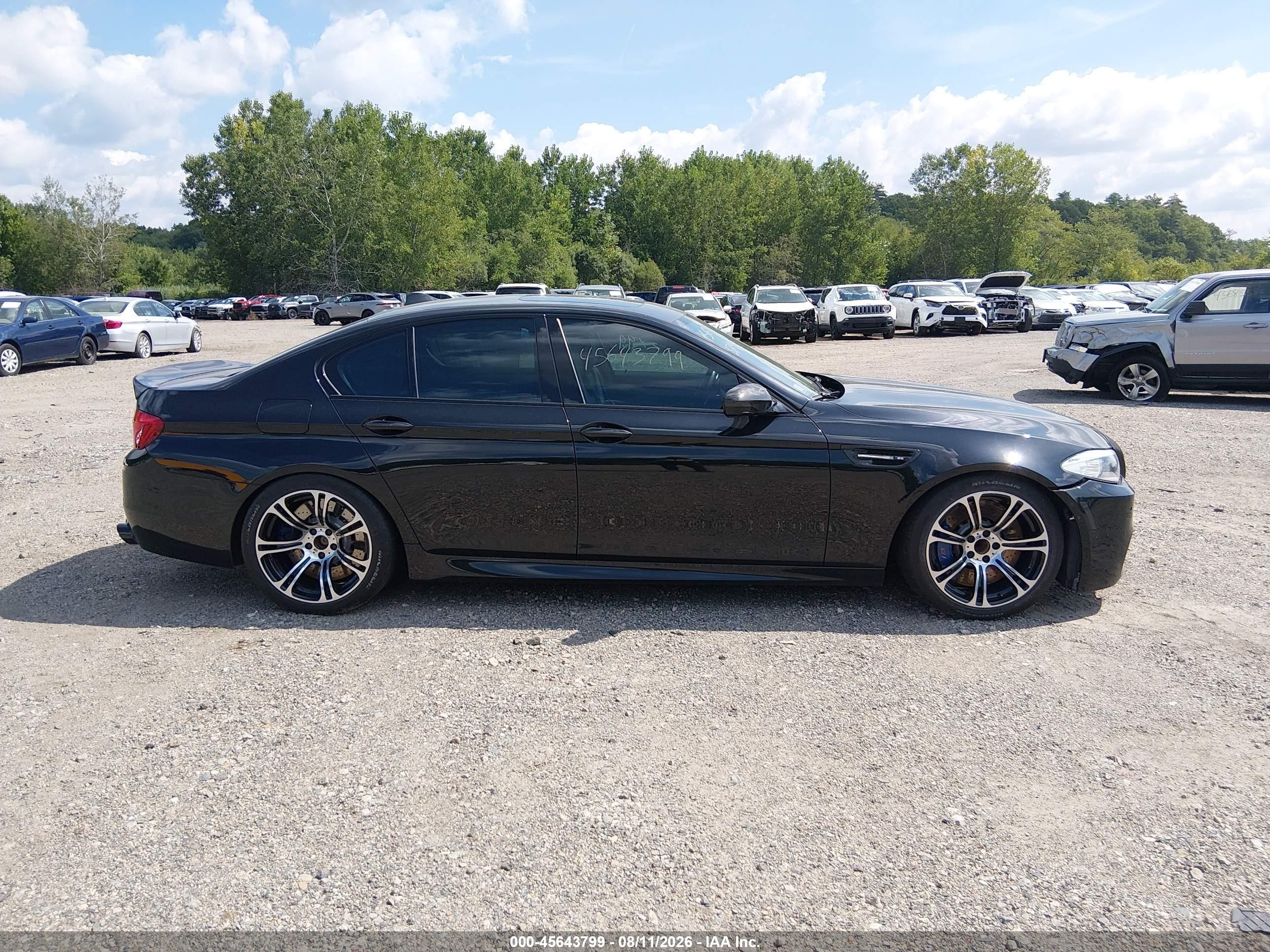 2013 Bmw M5 Black vin: WBSFV9C53DC773274