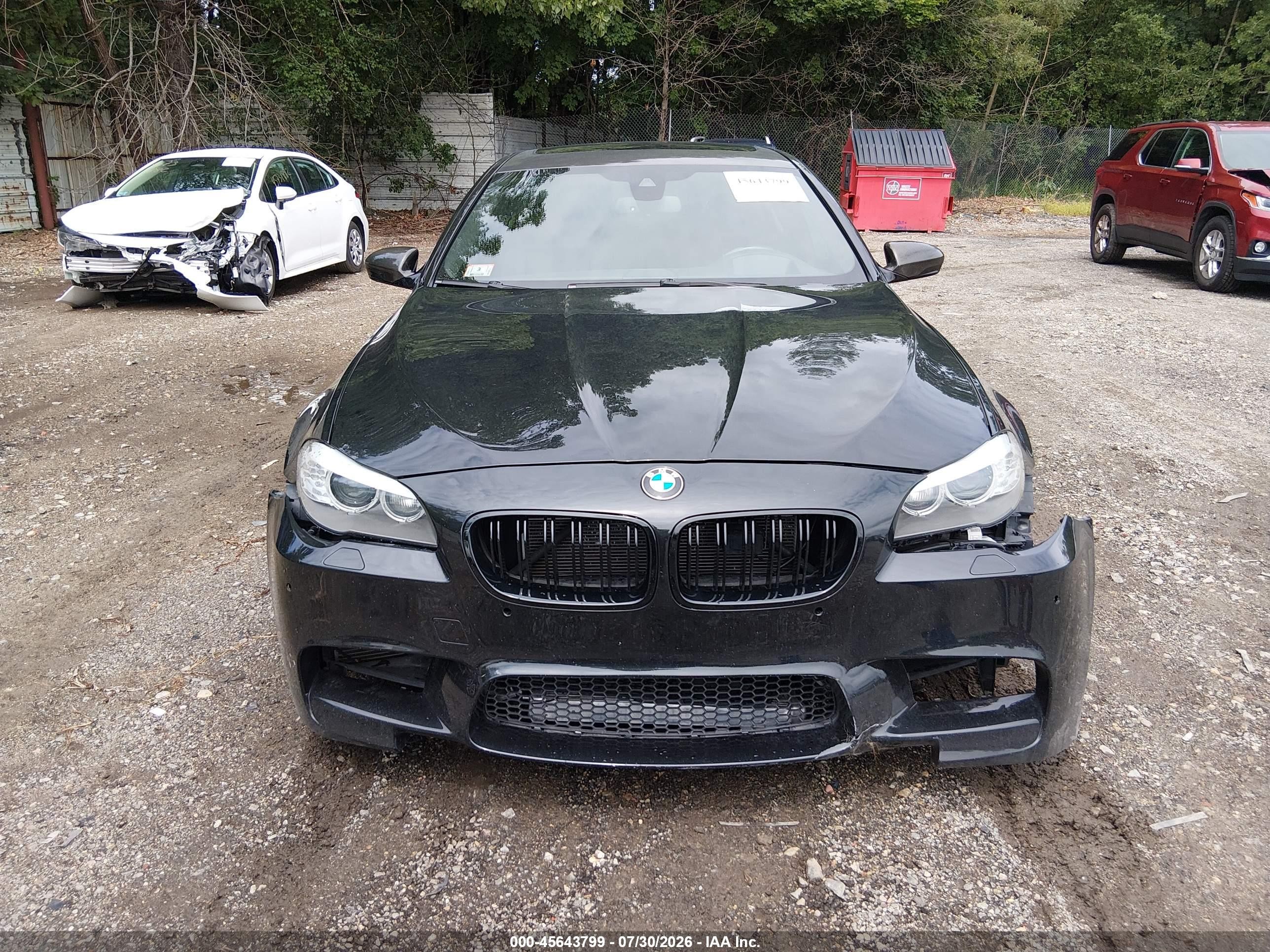 2013 Bmw M5 Black vin: WBSFV9C53DC773274