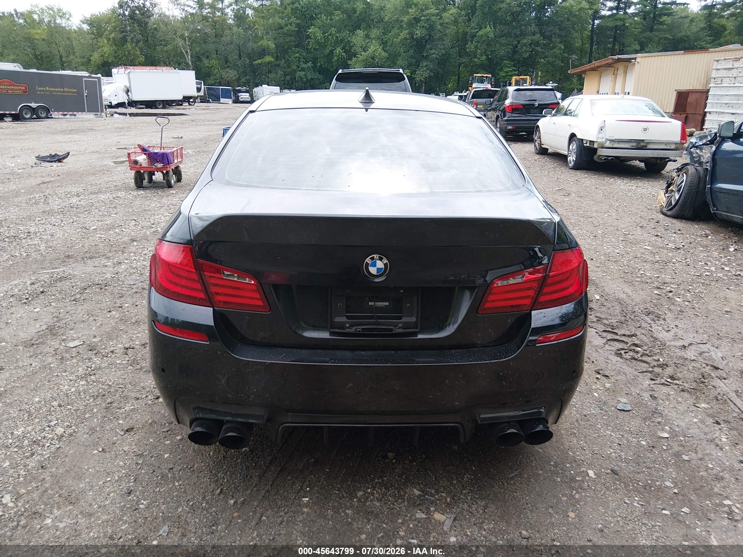 2013 Bmw M5 Black vin: WBSFV9C53DC773274