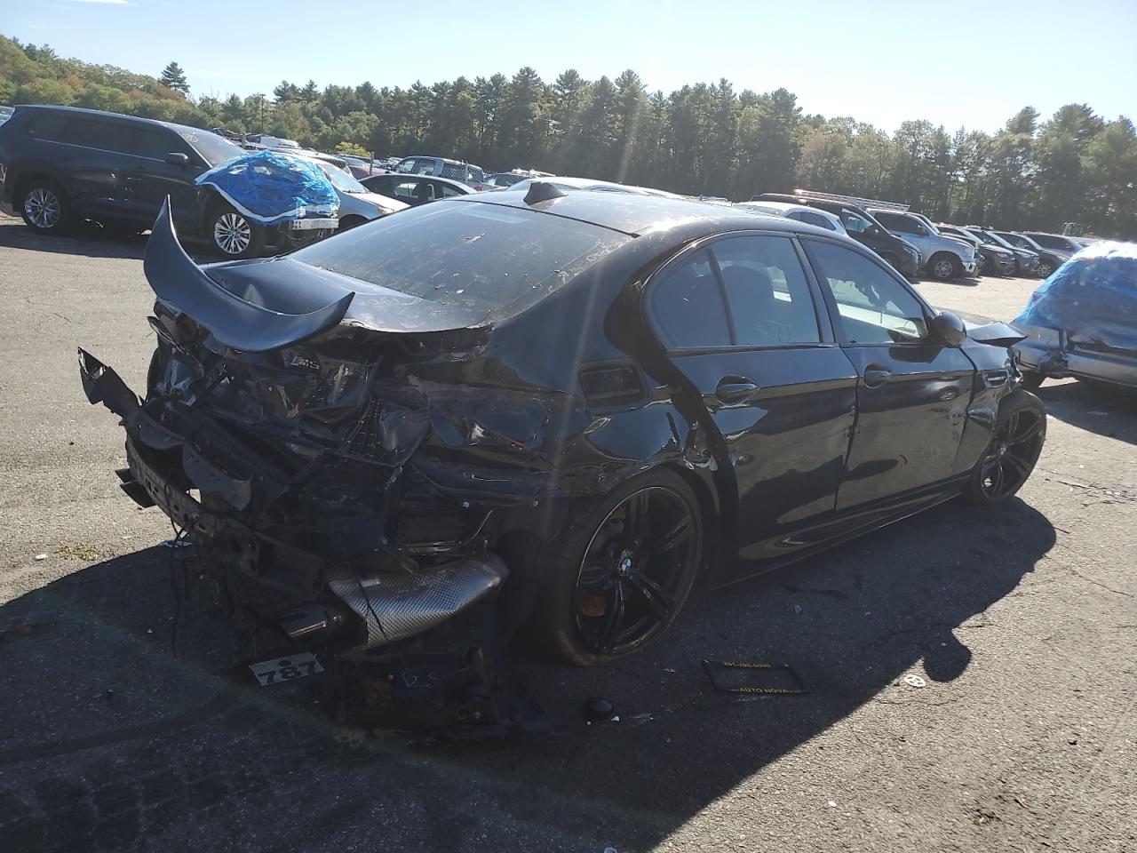 2013 Bmw Motorrad M5 Black vin: WBSFV9C53DD095944